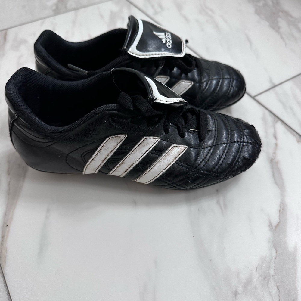 Adidas Kids Black and White Sneakers